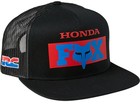 GORRA FOX SNAPBACK HONDA NEGRO OS